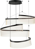 ET2 E24776-133BK Sonata Modern Black LED Multi Hanging Light