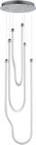 ET2 E24983-PC Soleil Contemporary Polished Chrome LED Multi Pendant Lighting