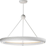 ET2 E25194-TW Geist Modern Textured White LED 47.5" Hanging Light