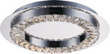 ET2 E30561-20PC Charm Modern Polished Chrome LED Ceiling Light Fixture