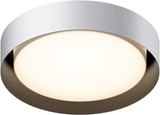 ET2 E51012-WTBK Echo Contemporary White / Black LED 16" Ceiling Light Fixture
