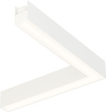 ET2 ETL29212-WT Continuum Modern White LED Light Corner 90 Track Light