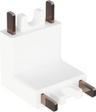 ET2 ETMSC90-W2C-WT Continuum Modern White Wall To Ceiling Connector