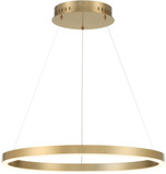 Eurofase 31471-035 Spunto Modern Gold LED 27.5" Hanging Lamp