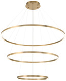 Eurofase 31474-038 Spunto Contemporary Gold LED Lighting Chandelier