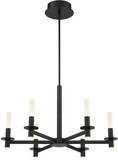 Eurofase 38440-021 Torna Modern Matte Black LED Chandelier Light