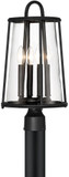 Eurofase 42723-011 Daulle Satin Black Exterior Post Light