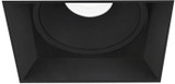 Eurofase 45360-022 Midway Contemporary Black LED Square 2 Inch Trimless Fixed Recessed Light