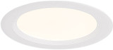 Eurofase 45377-013 Midway Modern White LED Round 6 Inch Slim Regressed Down Lighting