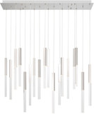 Eurofase 46771-032 Benicio Modern Nickel LED Island Light Fixture