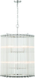 Eurofase 47238-022 Glasbury Contemporary Nickel Drum Pendant Light Fixture