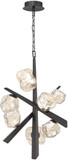 Eurofase 47234-024 Thorah Contemporary Graphite LED Chandelier Light