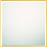 Eurofase 47566-019 Nixon Contemporary Gold LED Square Wall Mirror