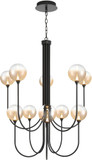 Eurofase 48926-032 Iissa Contemporary Black LED Chandelier Lamp