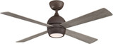 Fanimation FP7652GR Kwad 52 Matte Greige LED 52" Ceiling Fan
