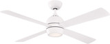 Fanimation FP7652MW Kwad 52 Matte White LED 52" Home Ceiling Fan