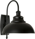 Forte 1690-01-04 Black Outdoor Wall Lighting Sconce