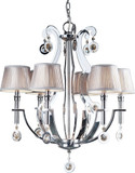 Forte 2579-06-05 Chrome 28" Chandelier Lighting