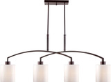 Forte 2683-04-32 Modern Antique Bronze Kitchen Island Light