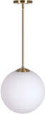 Forte 2765-01-12 Selene Contemporary Soft Gold 14" Hanging Light
