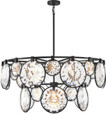 Fredrick Ramond FR31268BLK Nala Modern Black LED Ceiling Light Pendant