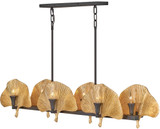 Fredrick Ramond FR33609MR Cera Modern Museum Bronze Island Lighting