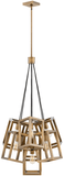 Fredrick Ramond FR42448BBZ Ensemble Modern Brushed Bronze LED Multi Lighting Pendant