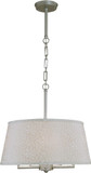 Framburg 5545 Cosmopolitan Satin Pewter Drum Hanging Light