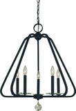 Framburg 5515 Triangulum Modern Hanging Chandelier