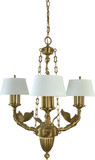 Framburg 5940 Ascension Brushed Brass Chandelier Lighting