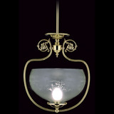 Framburg 7801-PB Chancery Traditional Polished Brass Pendant Lighting Fixture
