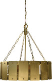 Framburg F-5868 BR Barrington Traditional Brushed Brass Ceiling Light Pendant