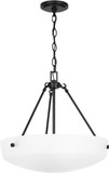Generation Lighting 6615203-112 Kerrville Contemporary Midnight Black Pendant Lighting Fixture