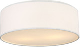 Generation Lighting GLF1023MWT Larson Modern Matte White 24" Ceiling Light