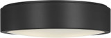 Generation Lighting GLF1053MBK Albee Modern Midnight Black 18" Ceiling Light