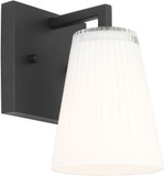 Generation Lighting GLV1101MBK Upson Contemporary Midnight Black Wall Light Sconce