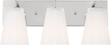 Generation Lighting GLV1103CH Upson Contemporary Chrome 3-Light Bathroom Sconce