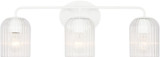Generation Lighting GLV1133MWT Eisele Modern Matte White 3-Light Bathroom Lighting