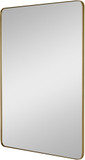 Generation Lighting MR1305BBS Planer Modern Burnished Brass Wall Mounted Mirror