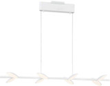 George Kovacs P1156-044B-L Eyespy Contemporary Matte White LED Island Light Fixture
