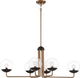 George Kovacs P1506-416 Outer Limits Modern Painted Bronze with Natural Brush Island Lighting