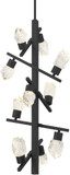 George Kovacs P1536-066-L Kosmyc Contemporary Sand Coal LED Foyer Lighting Fixture