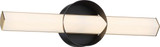 George Kovacs P1542-688-L Inner Circle Modern Coal and Honey Gold LED 18" Bathroom Light