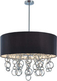 George Kovacs P400-0-077 Ringlets Modern Chrome Drum Hanging Light