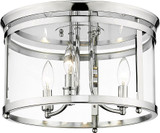 Golden Lighting 1157-FM CH Payton Chrome Flush Mount Lighting Fixture