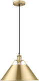 Golden Lighting 3306-L BCB-BCB Orwell Brushed Champagne Bronze Ceiling Pendant Light