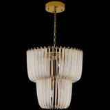 Golden Lighting 4285-9 TG Shahi Contemporary Titanium Gold Foyer Light Fixture