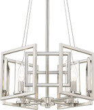 Golden Lighting 6068-4P-PW Marco Contemporary Pewter Mini Chandelier Lamp