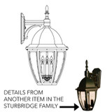 Hanover Lantern B12612 Sturbridge Large Exterior Lighting Sconce