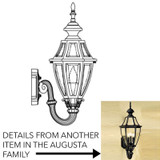 Hanover Lantern B132FSM Augusta Small Traditional Exterior Light Sconce
